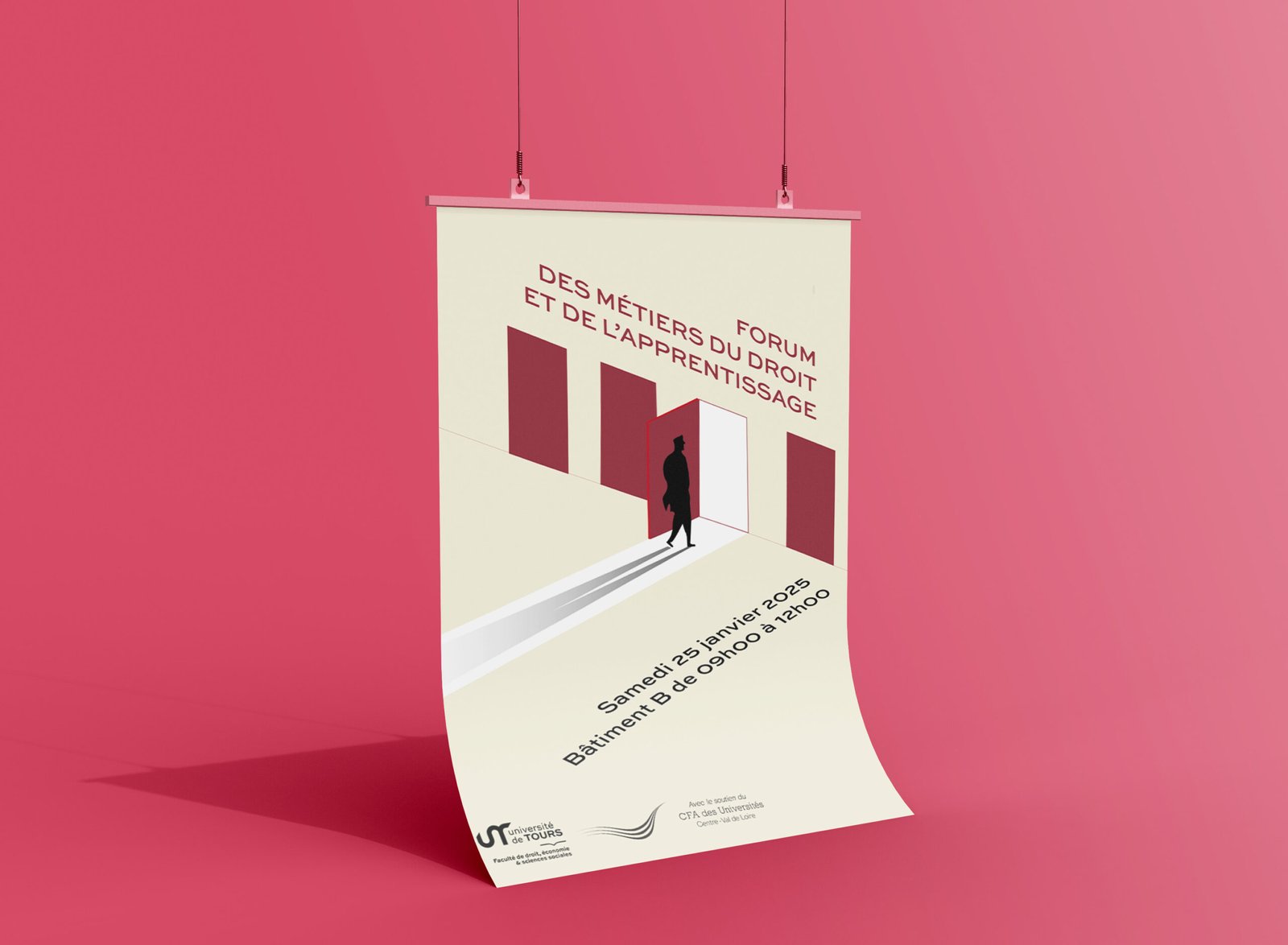 Affiche forum des métiers du droit